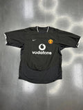 Nike Manchester United 2003–05 Away Jersey (Black/White) STA Apparel