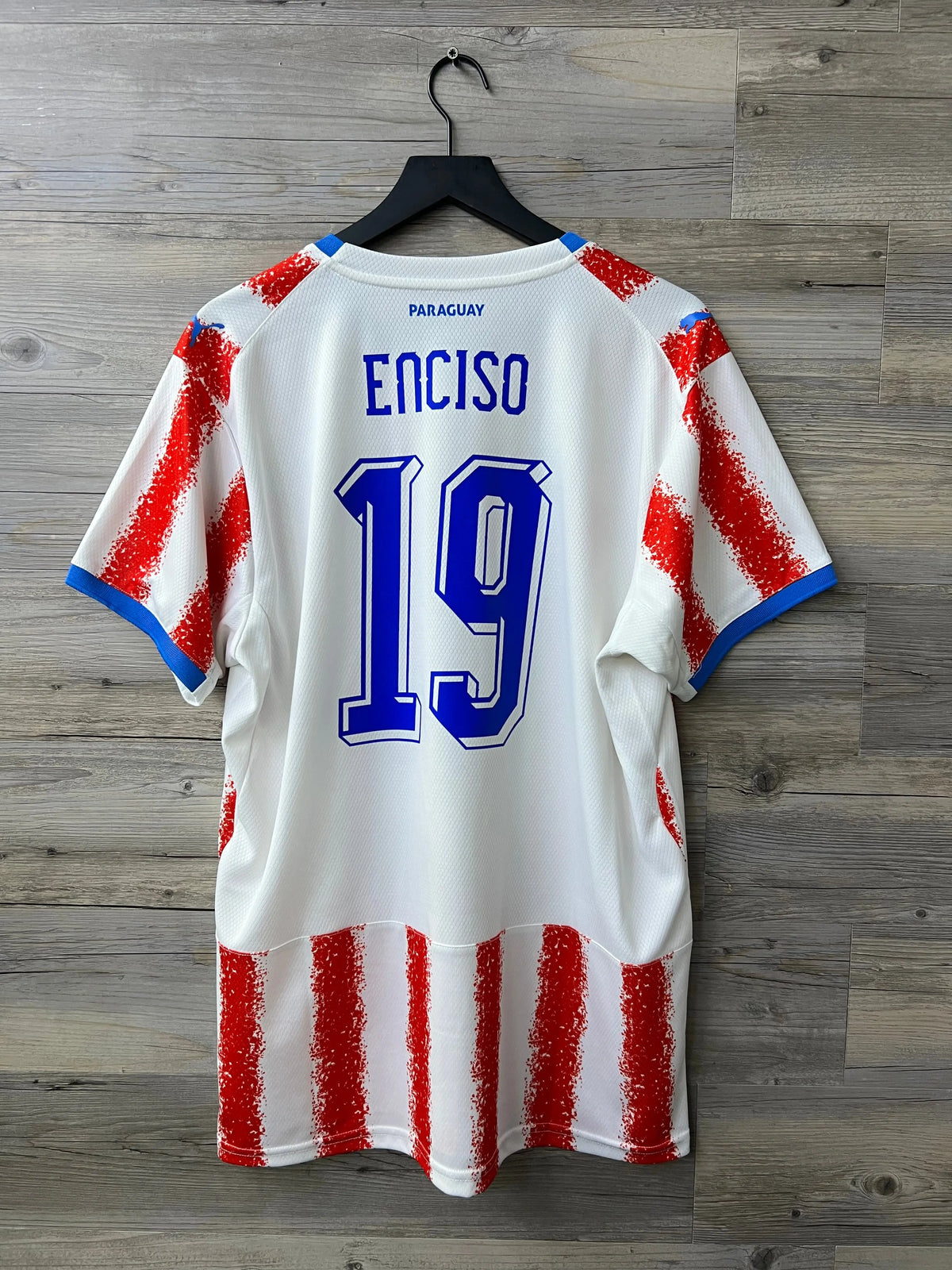 Puma Paraguay 2026 Home Jersey – Julio Enciso #19