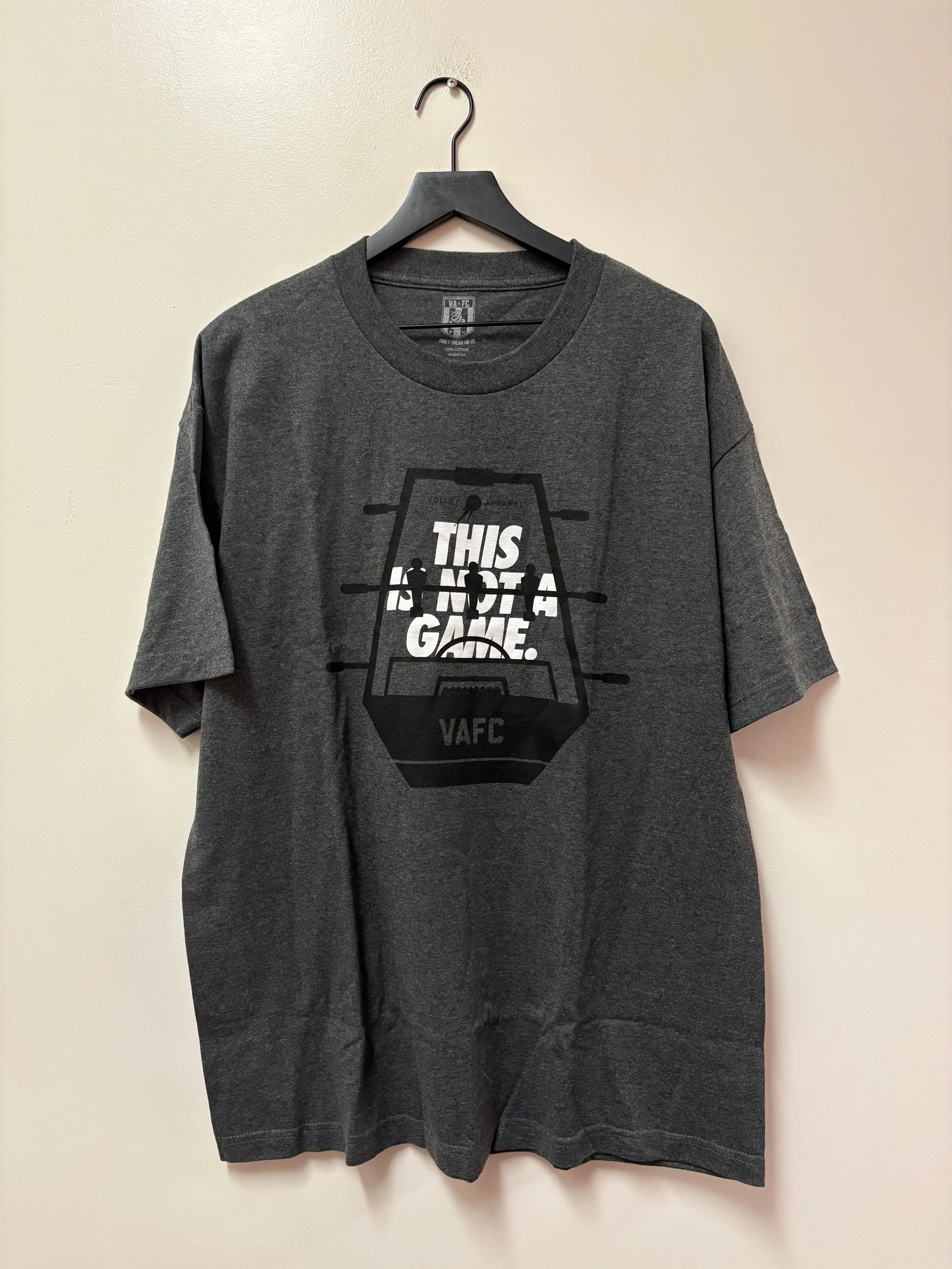 On The Volley- This Is Not A Game- Dark Gray STA Apparel