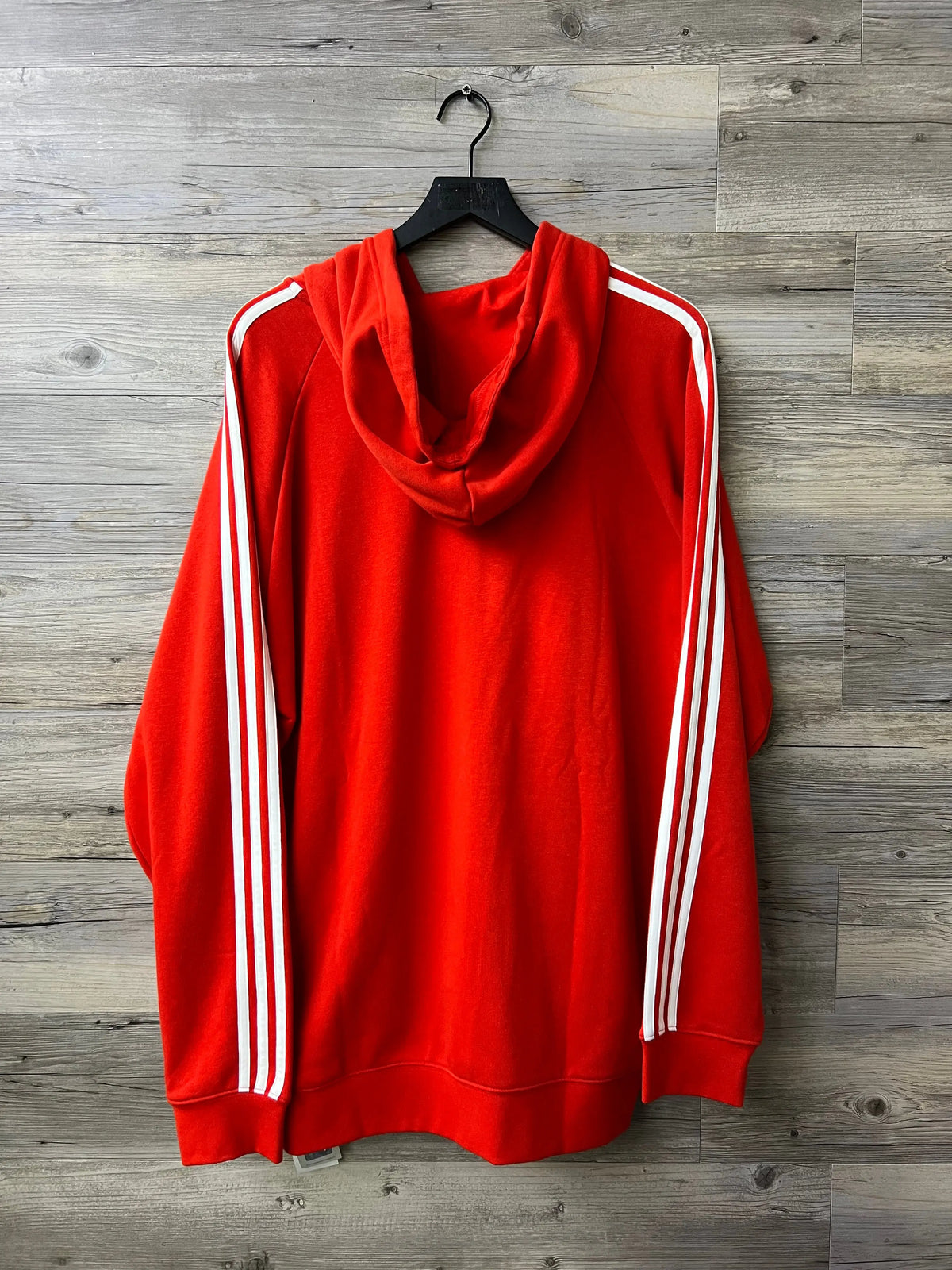 Adidas Bayern Munich Red 3-Stripes Full-Zip Hoodie