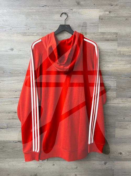 Adidas Bayern Munich Red 3-Stripes Full-Zip Hoodie STA Apparel