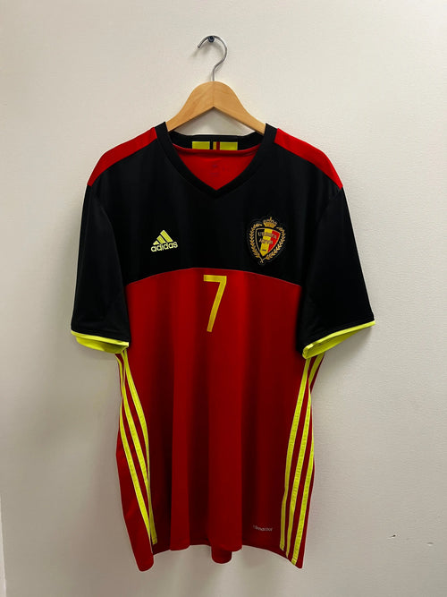 Adidas Belgium 2016–17 Home Jersey – Kevin De Bruyne #7 STA Apparel