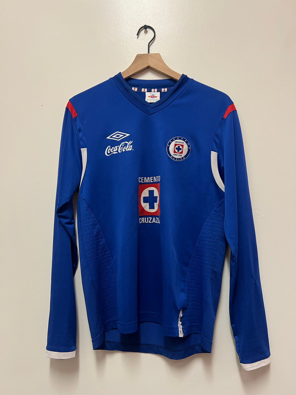 Umbro Cruz Azul Long-Sleeve Home Jersey – Christian “Chaco” Giménez #10
