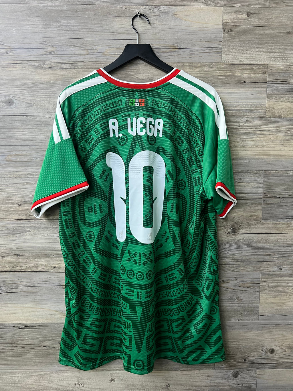 Adidas Mexico 2026 Home Jersey – Alexis Vega #10