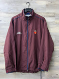 Atlética Monarcas Morelia 2002 Burgundy Full-Zip Windbreaker Jacket
