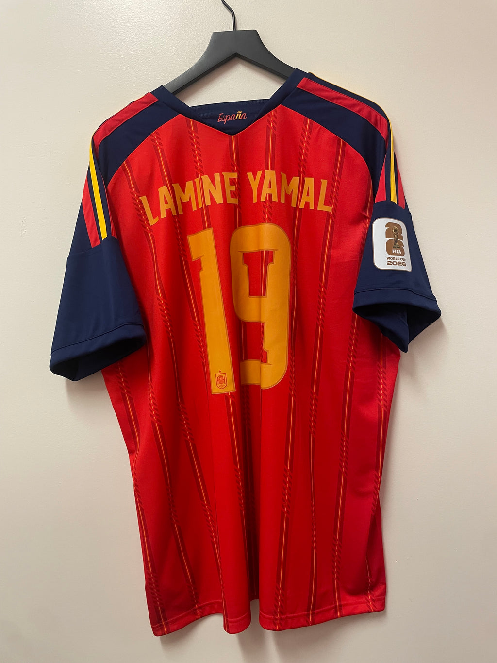 Adidas Spain 2026 Home Jersey- Lamine Yamal #19