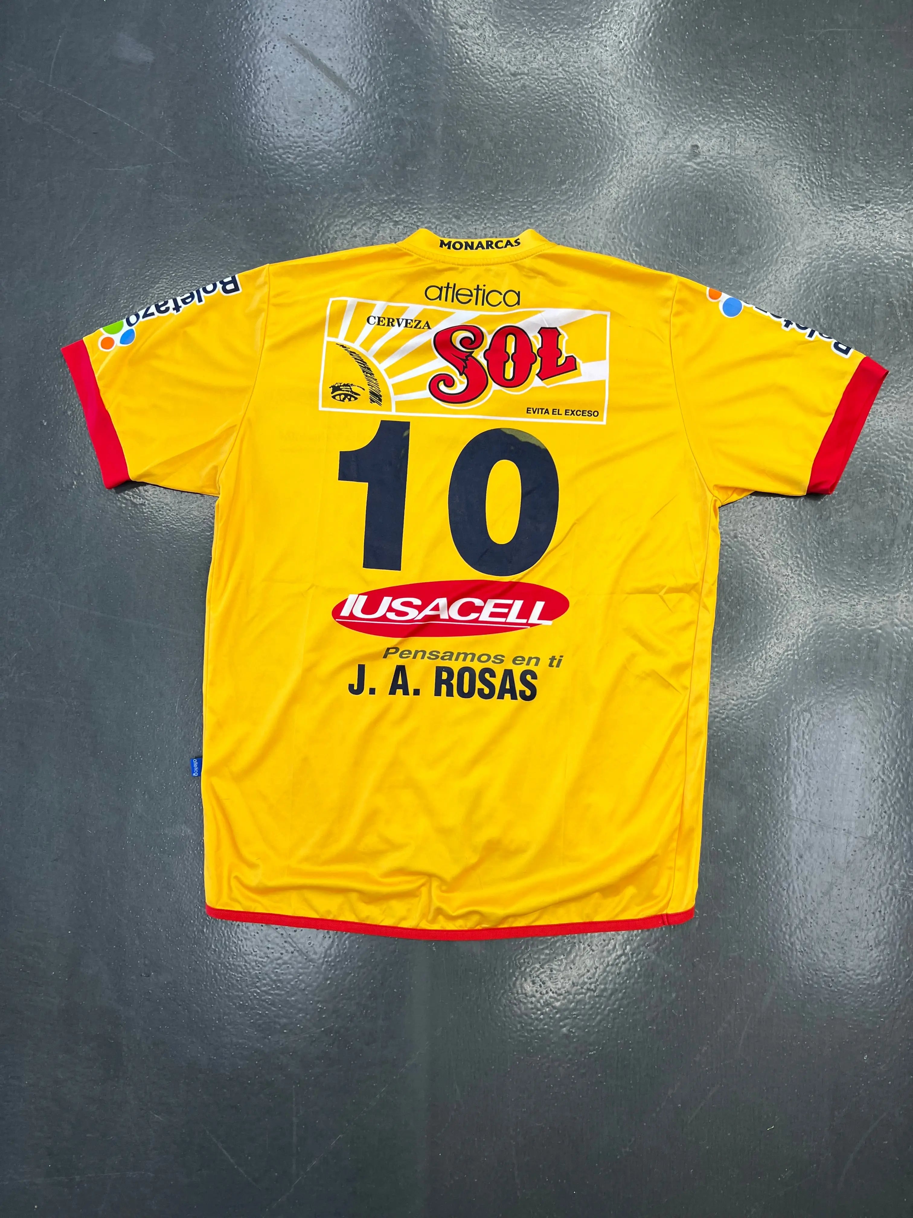 Atletica Monarcas Morelia  Home Jersey — LG Sponsor | J.A. Rosas #10 STA Apparel