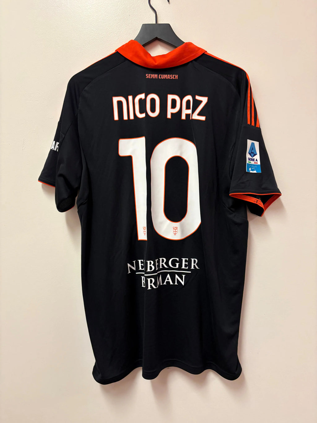 Adidas Como 1907 Away Jersey- Nico Paz #10 STA Apparel