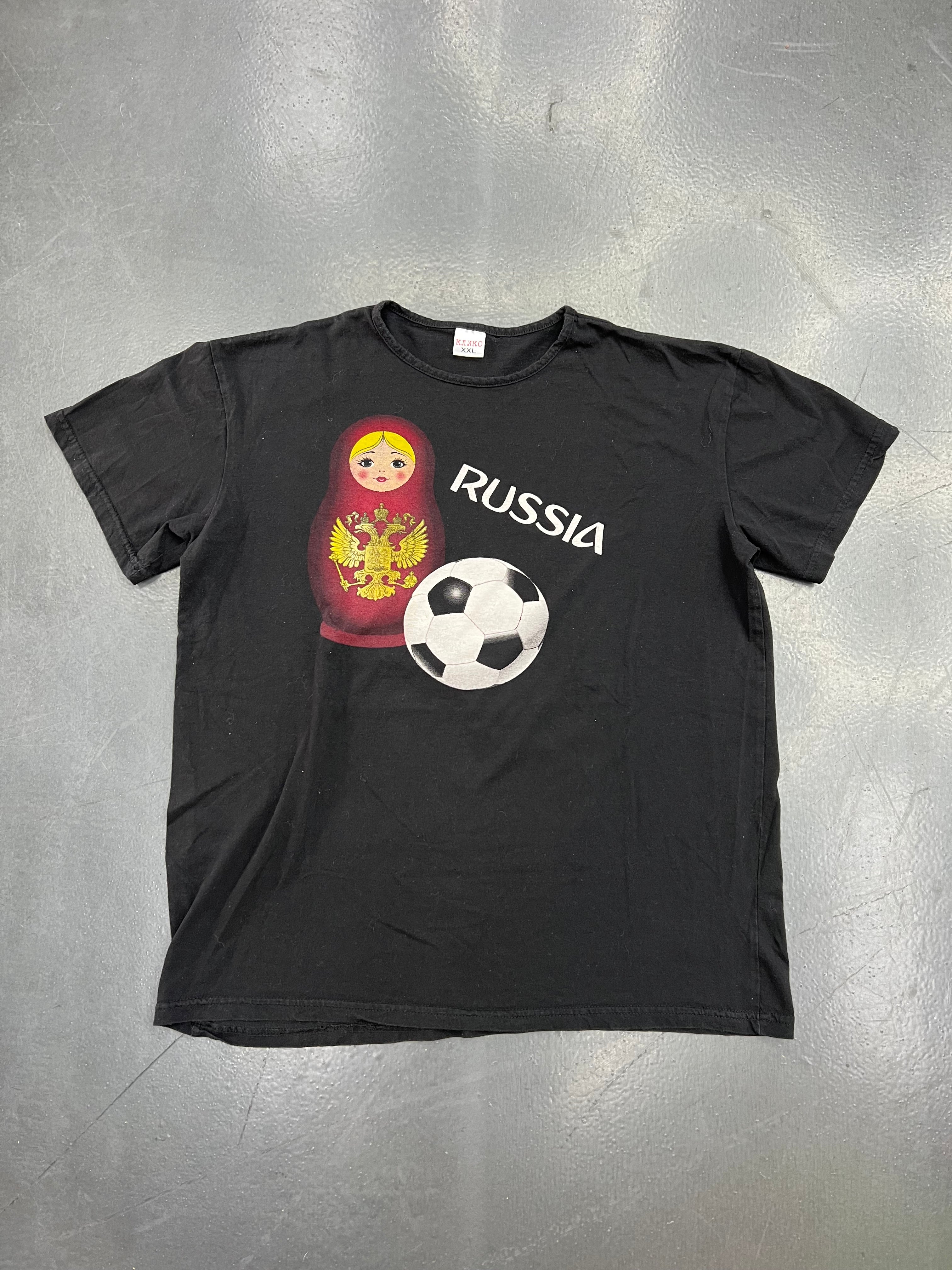 Vintage Russia Graphic Soccer Tee