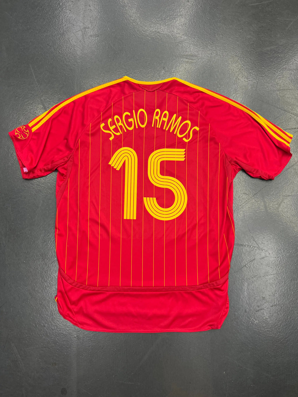 Adidas Spain 2006-2008 Home Jersey – Sergio Ramos #15 STA Apparel