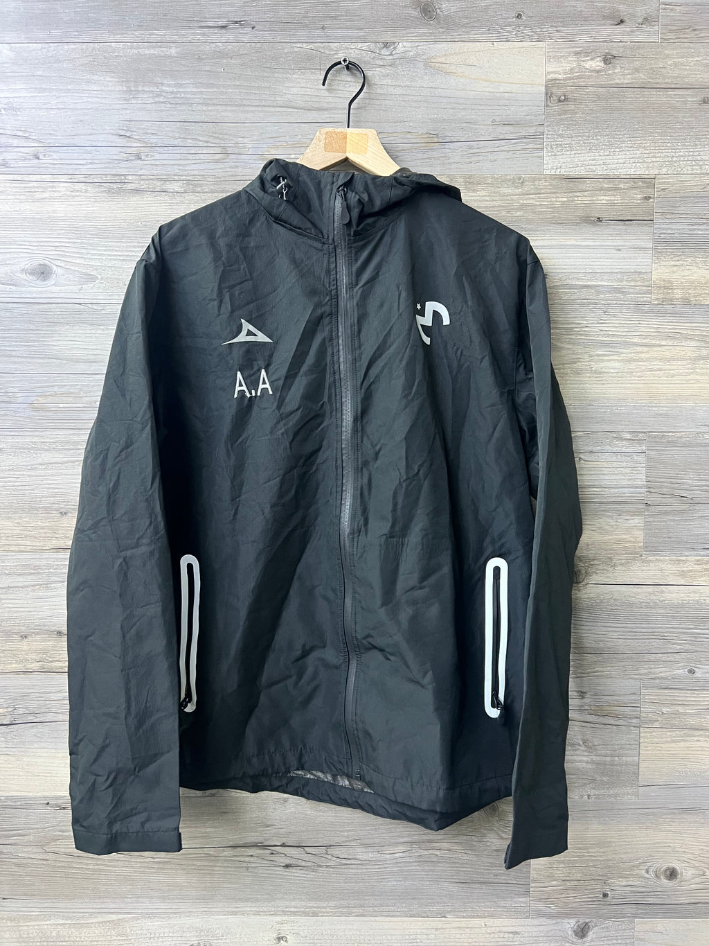 Pirma Monarcas Morelia Black Hooded Training Windbreaker – “A.A.”