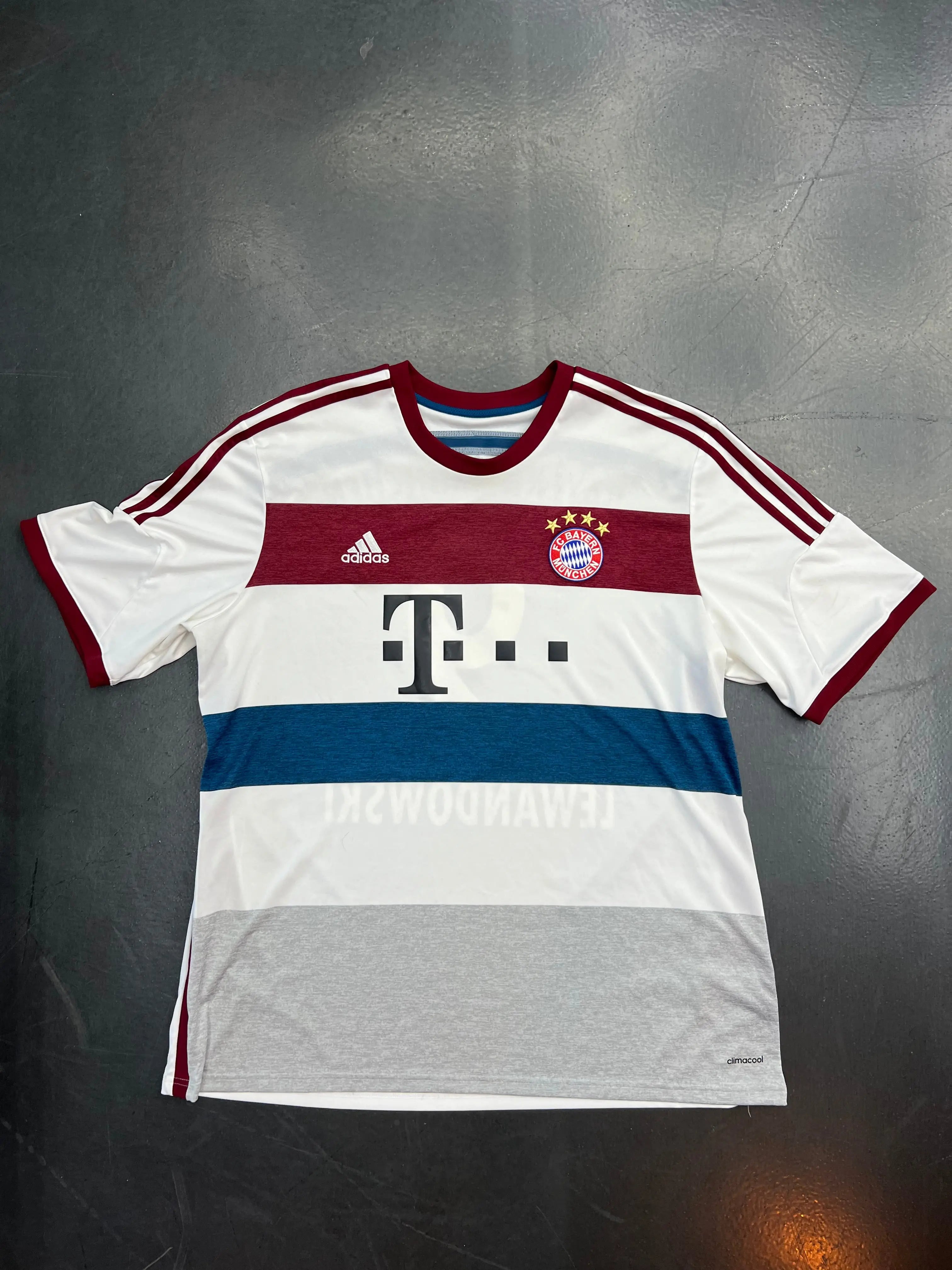 Adidas Bayern Munich 2014/15 Away Jersey – Lewandowski #9 STA Apparel