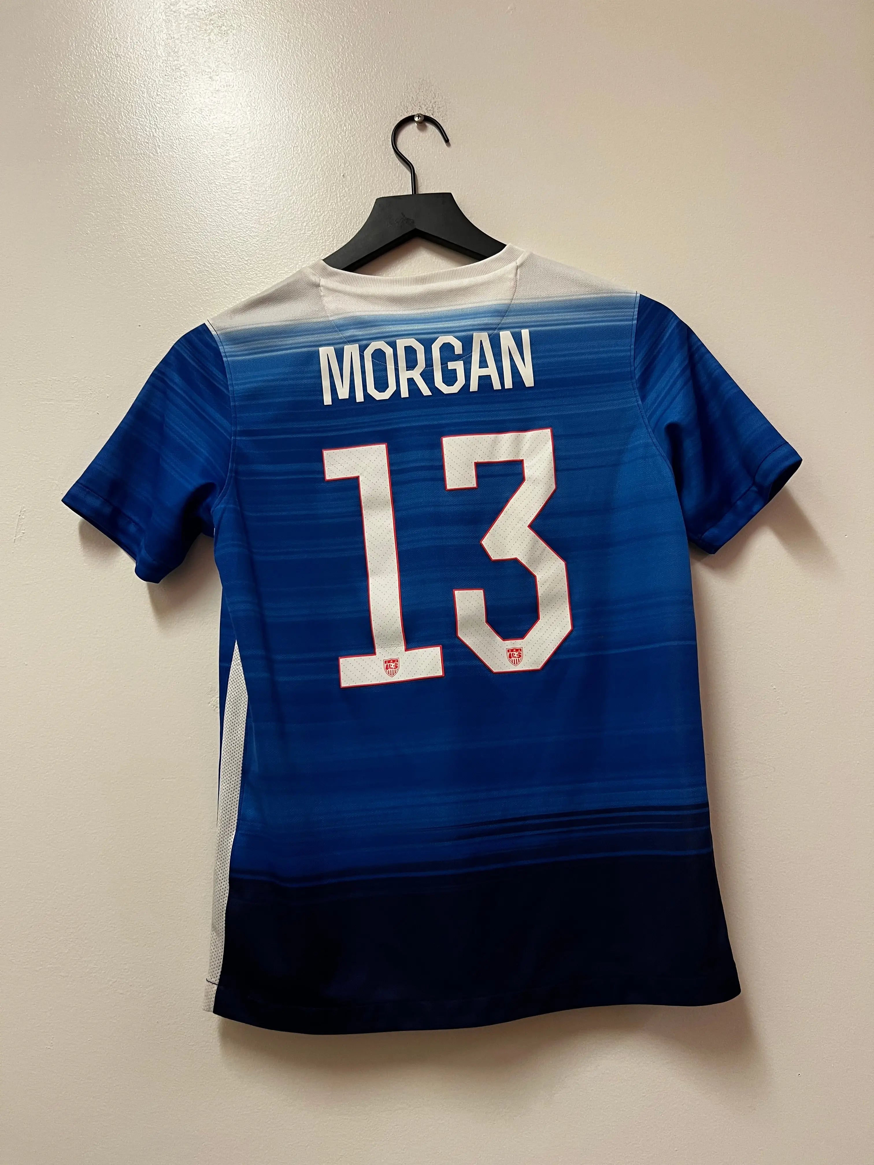 Nike USA 2015 Away Jersey- A.Morgen #13 STA Apparel