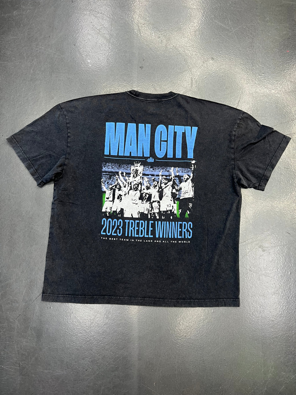Manchester City Graphic Tee – 2023 Treble Winners