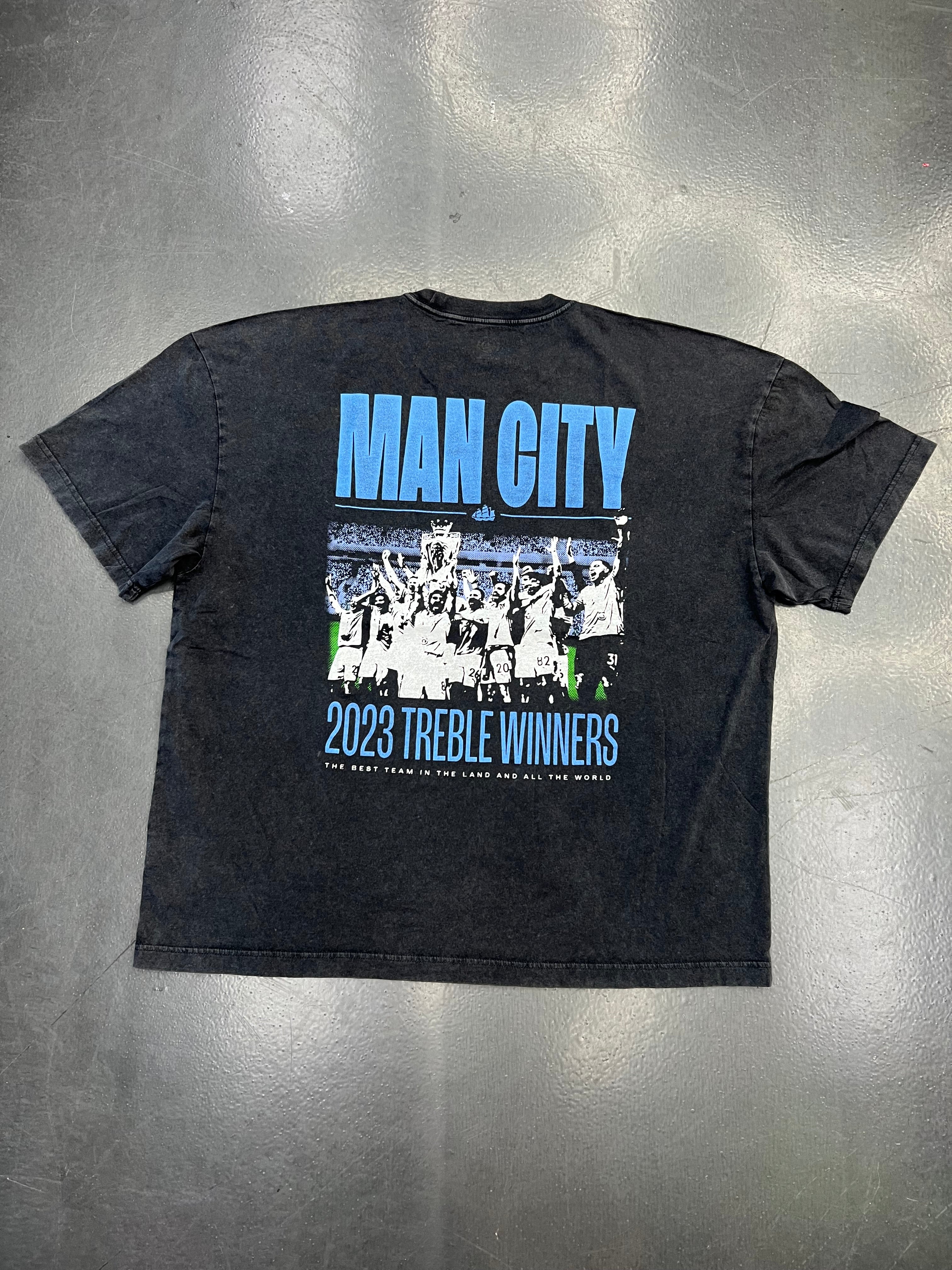 Manchester City Graphic Tee – 2023 Treble Winners