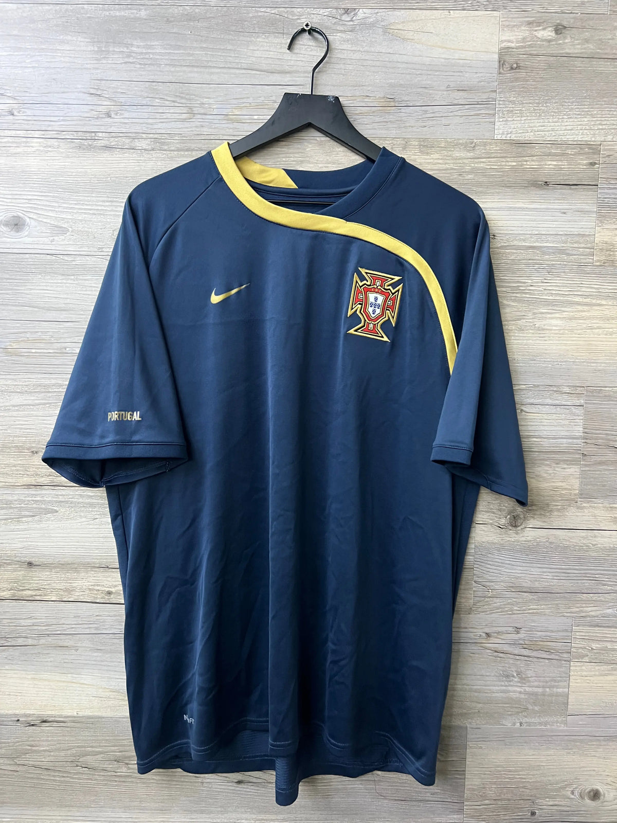 Nike Portugal 2008–09 Navy Training Jersey