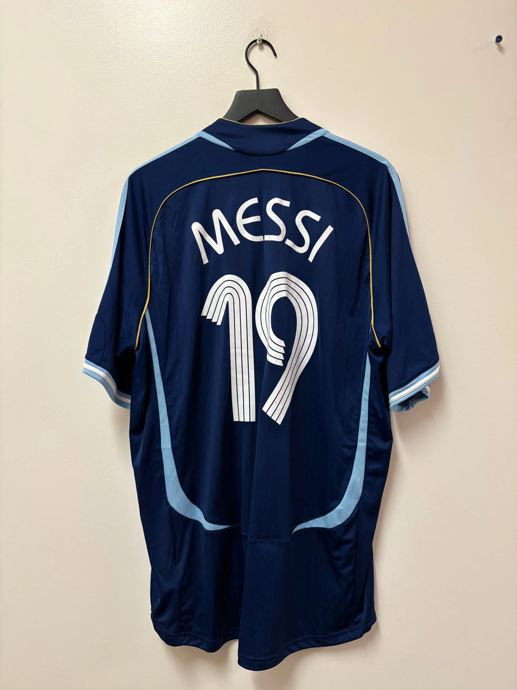 Adidas Argentina 2006 Away Remake- Messi #19 STA Apparel