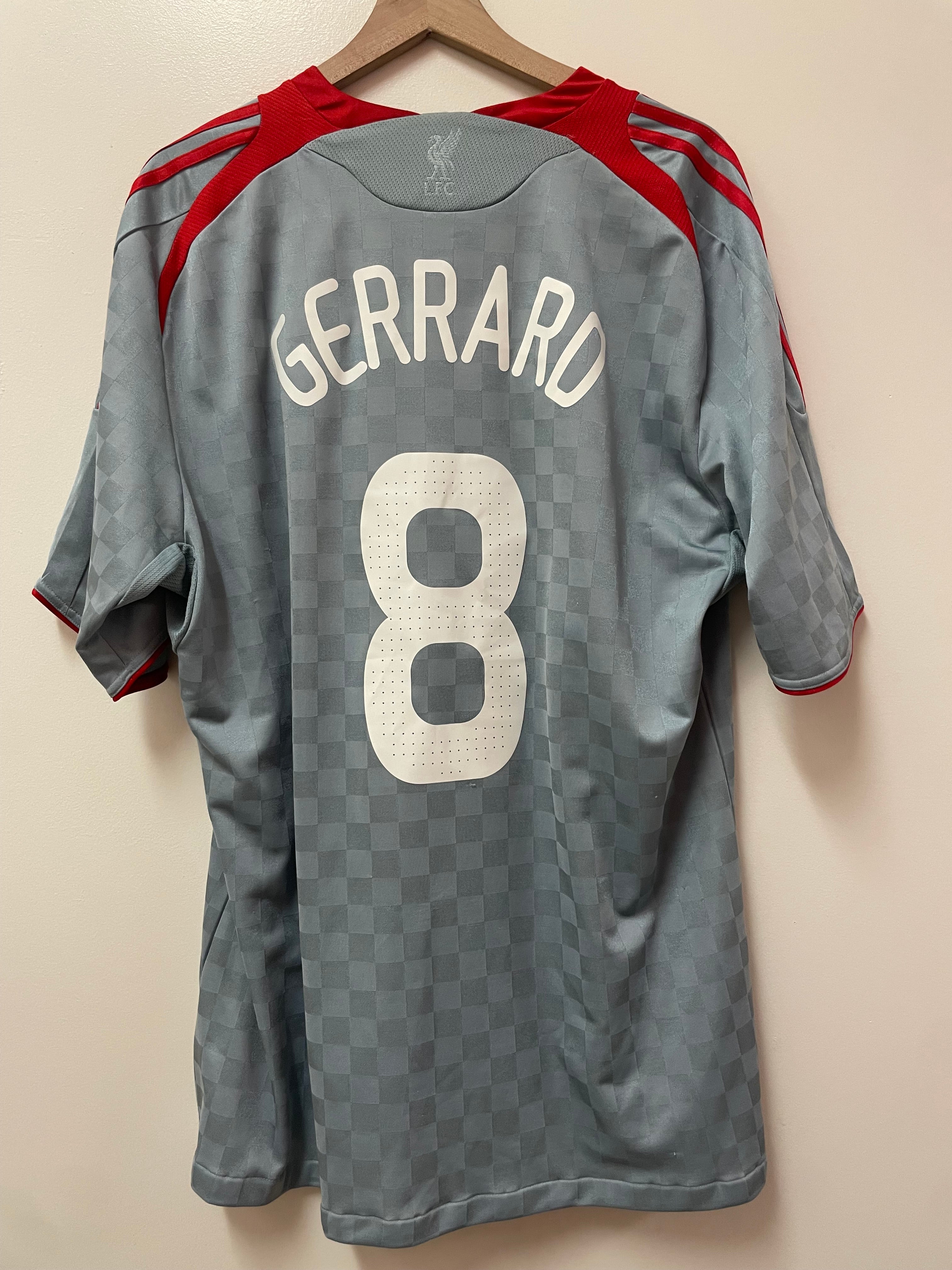 Adidas Liverpool FC 2008/09 Away Jersey – Steven Gerrard #8
