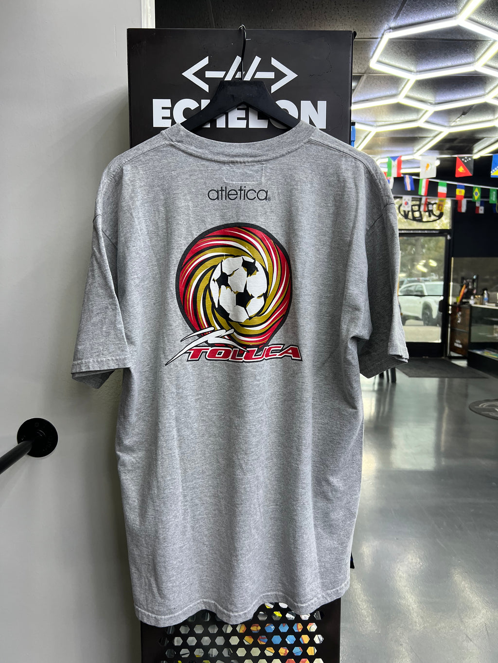 Atletica Deportivo Toluca Graphic T-Shirt – Gray