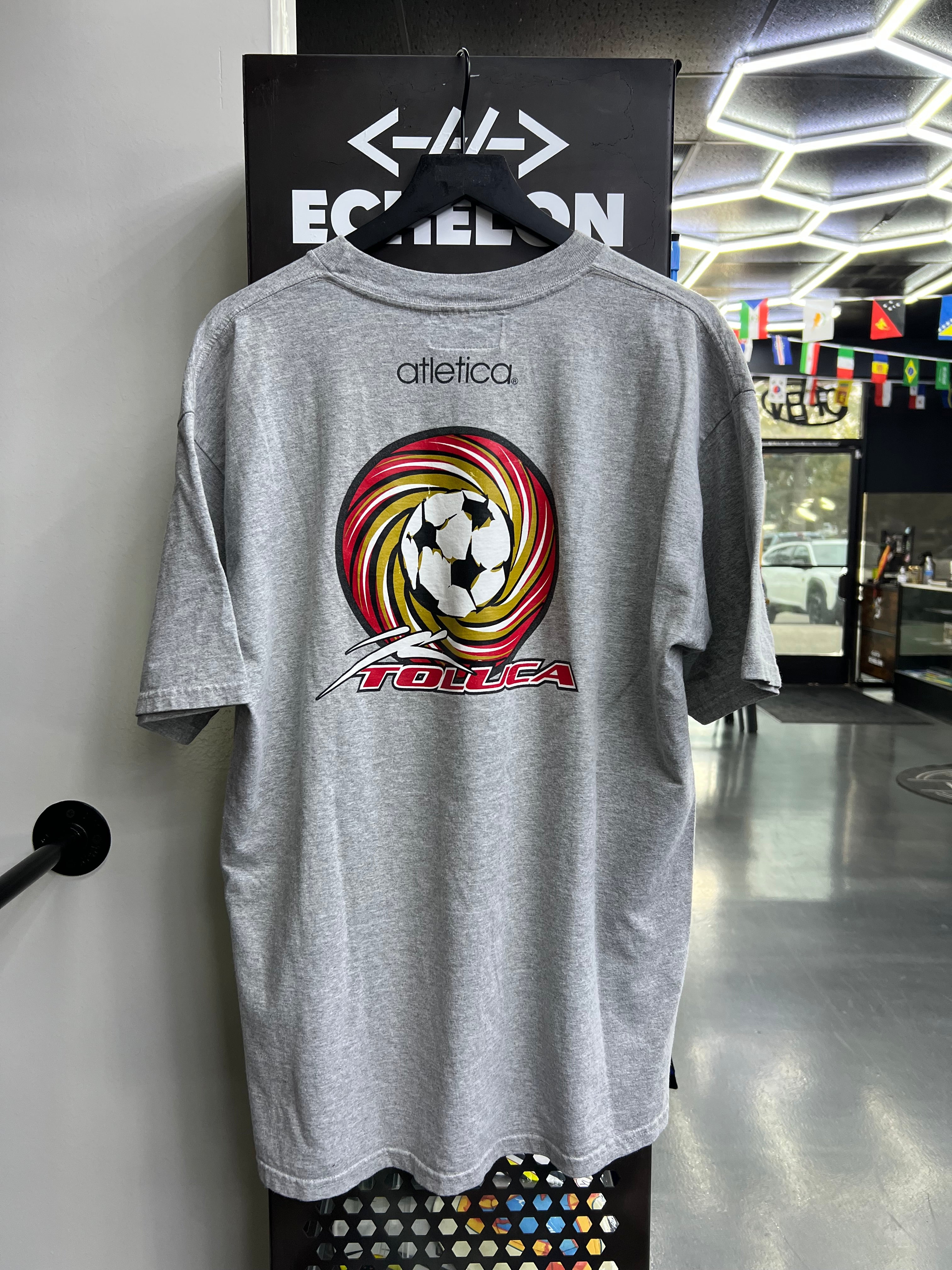 Atletica Deportivo Toluca Graphic T-Shirt – Gray