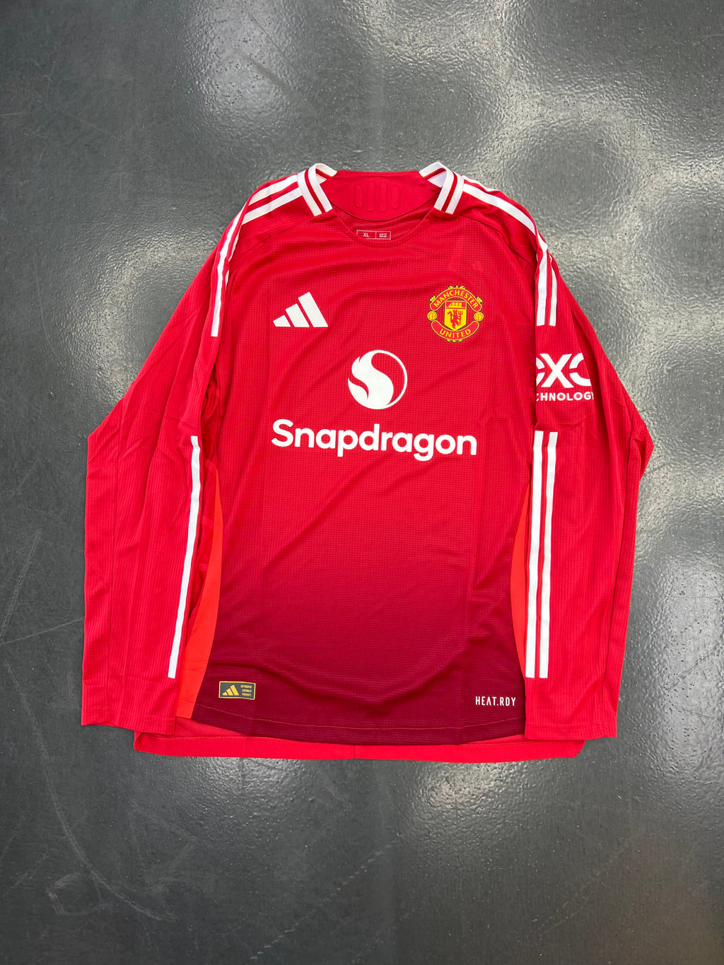 Adidas Manchester United 2024/25 Authentic Home Long Sleeve Jersey
