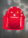 Adidas Manchester United 2024/25 Authentic Home Long Sleeve Jersey