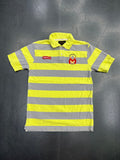 Atlética Monarcas Morelia Striped Polo Shirt – Yellow/Grey