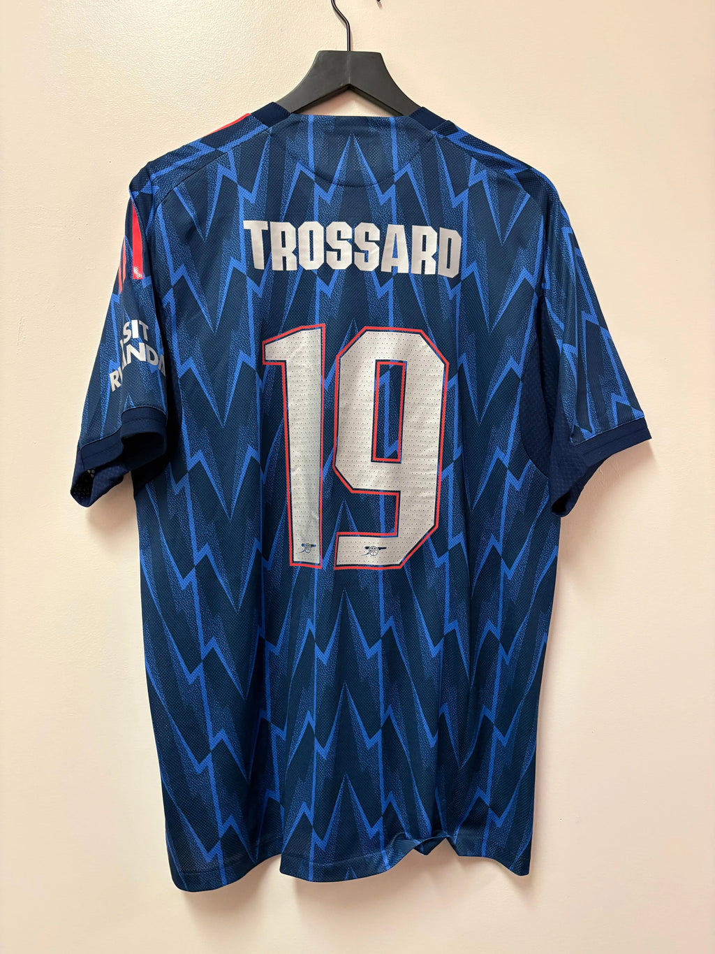 Adidas Arsenal 2025-2026 Away Jersey- L. Trossard #19 STA Apparel