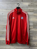 Adidas Bayern Munich Red 3-Stripes Full-Zip Track Jacket
