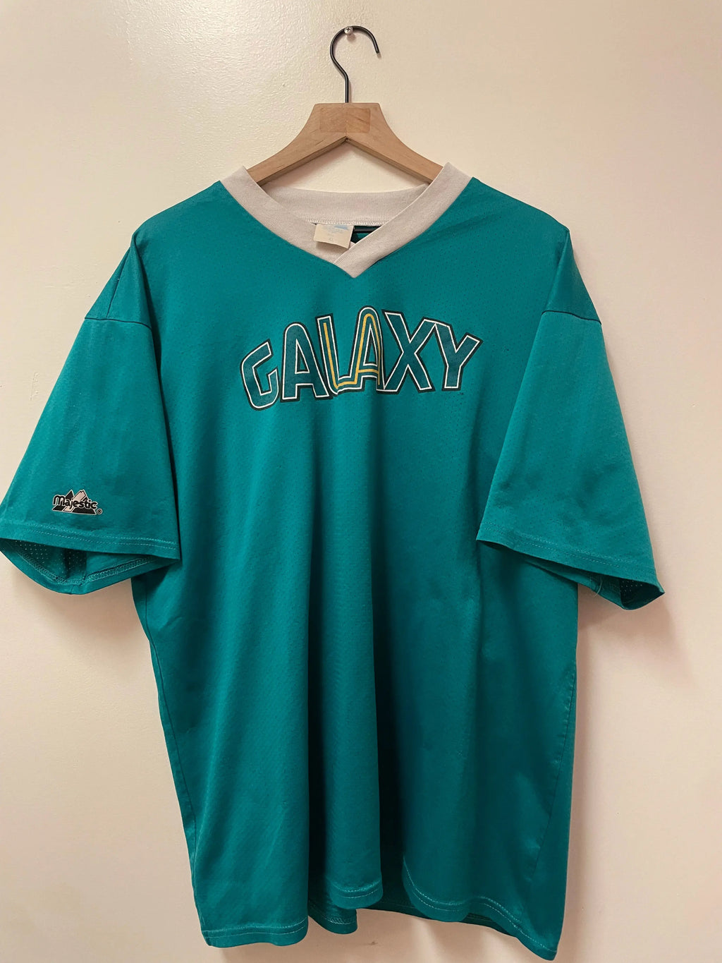 Vintage 1990s Majestic LA Galaxy MLS Jersey STA Apparel
