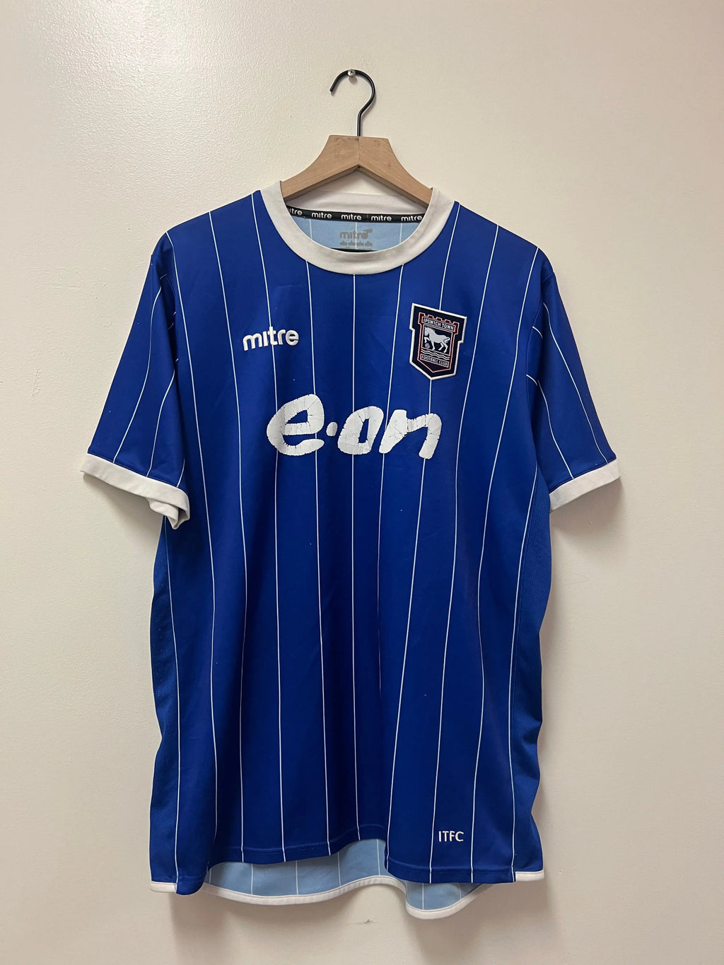 Mitre Ipswich Town 2007-2008 Home Jersey STA Apparel