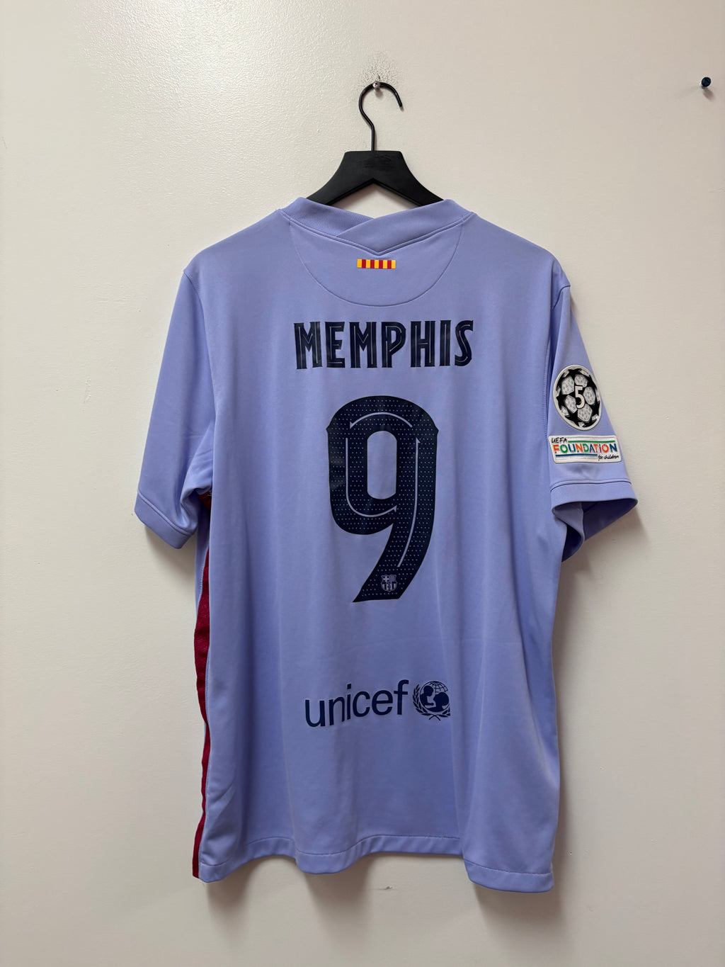 Nike F.C. Barcelona 2021-22 Away Jersey- Memphis #9