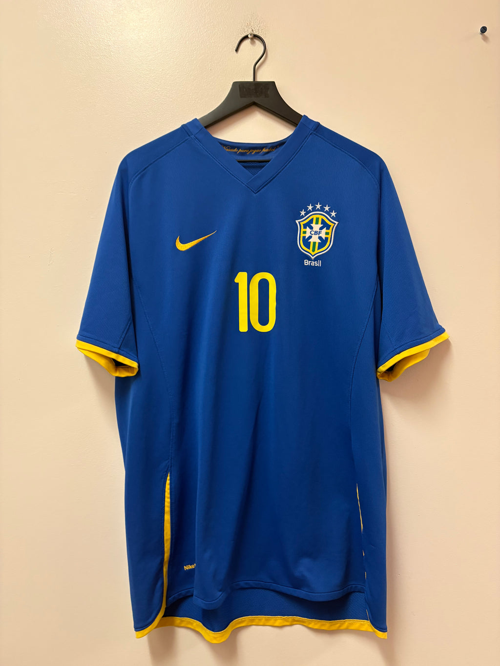 Nike Brazil 2008-09 Away Jersey- Ronaldinho #10