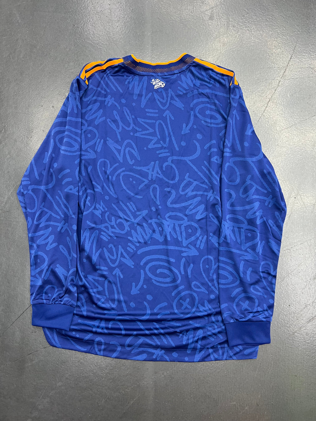 Adidas Real Madrid 2021/22 Long-Sleeve Away Authentic Jersey