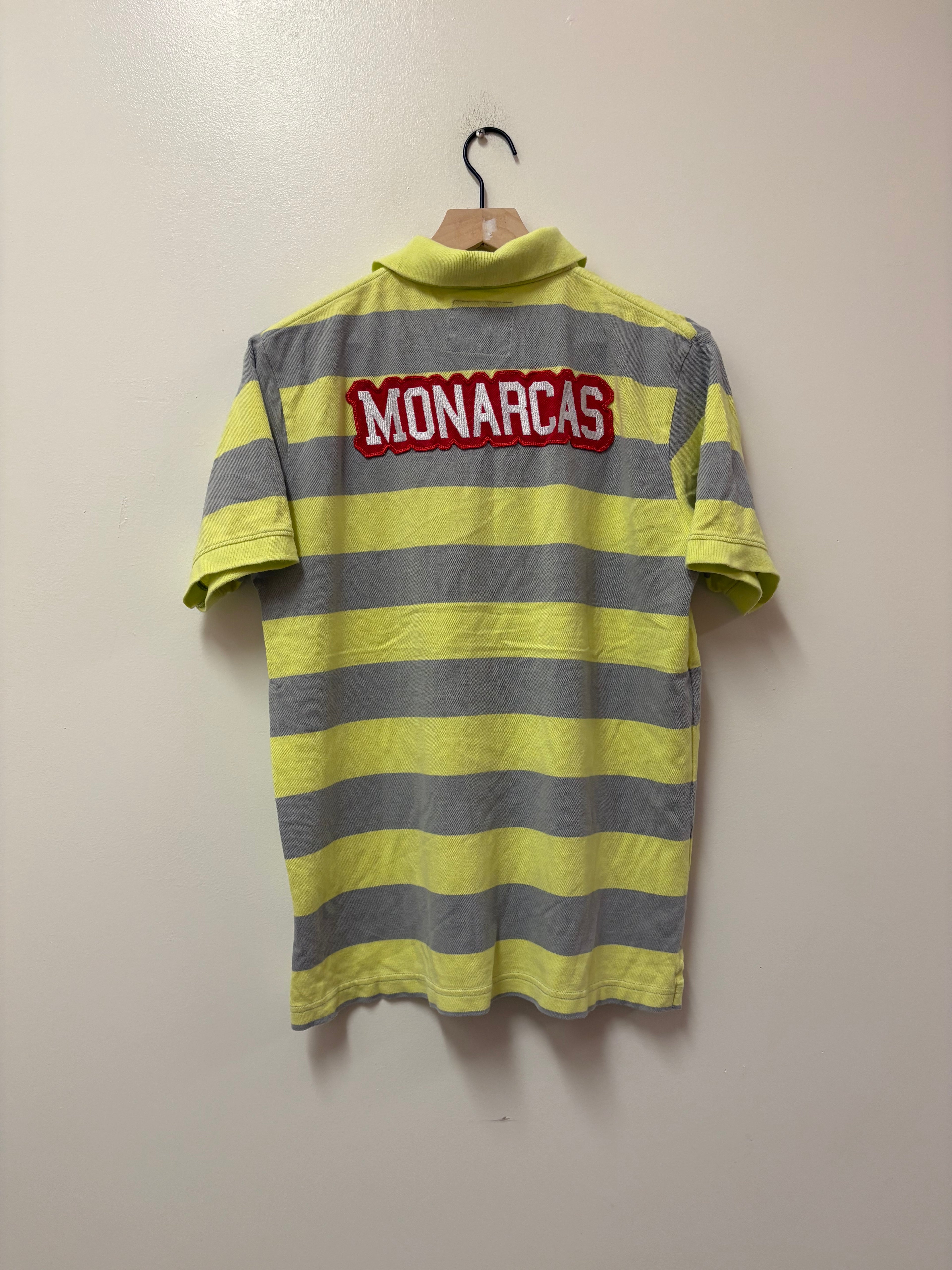 Atletica Monarcas Morelia Yellow and Grey Polo