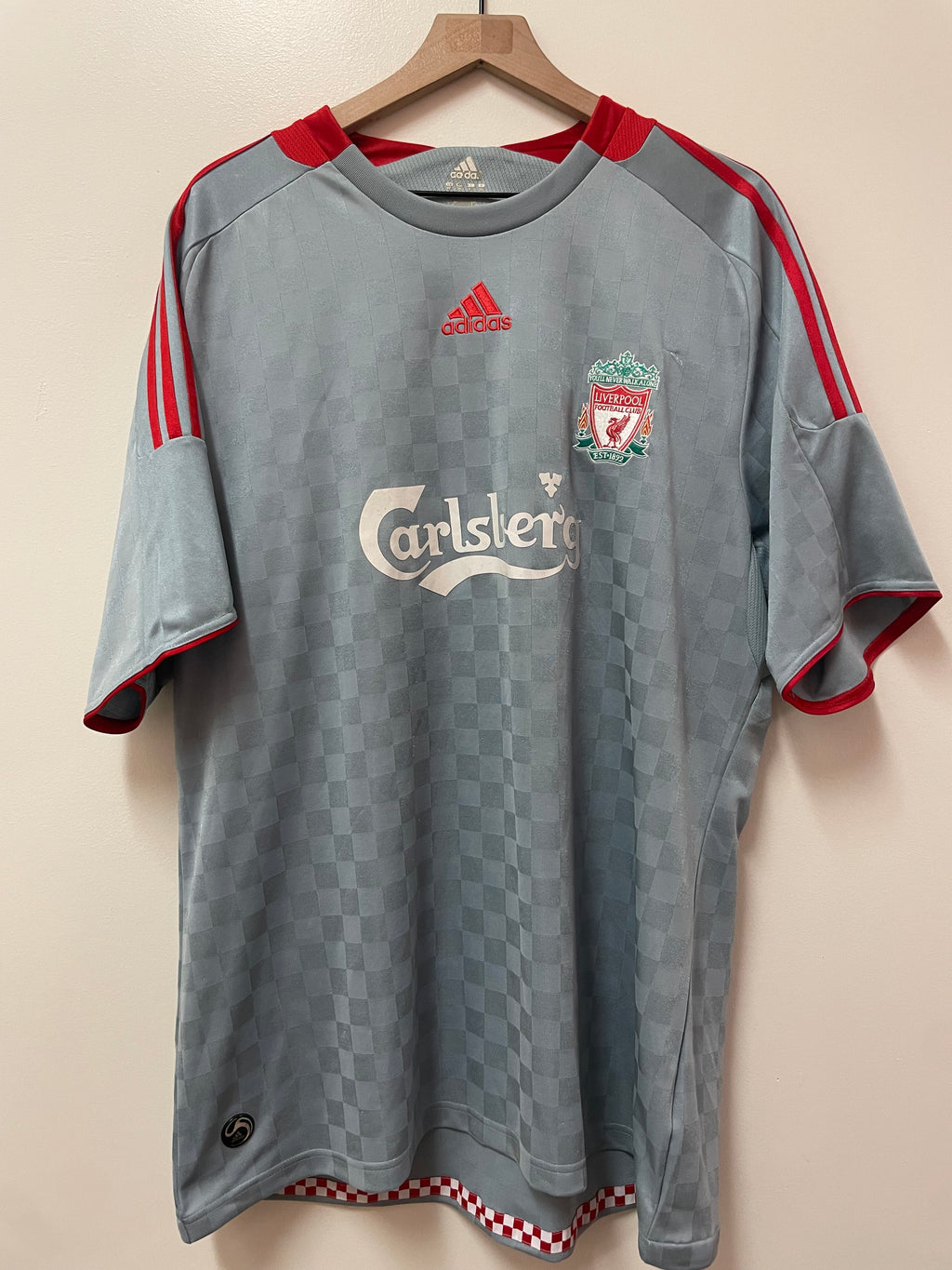 Adidas Liverpool FC 2008/09 Away Jersey – Steven Gerrard #8