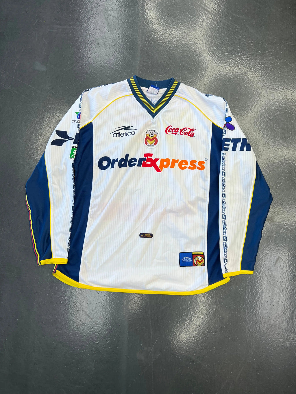 Atlética Monarcas Morelia L/S Away Jersey #23 — 2000s Retro STA Apparel
