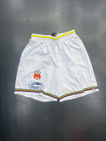 Atletica Monarcas Morelia Shorts (White, Yellow/Red/Blue Trim)