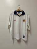 Atletica Monarcas Morelia Vintage Polo (White and Blue)