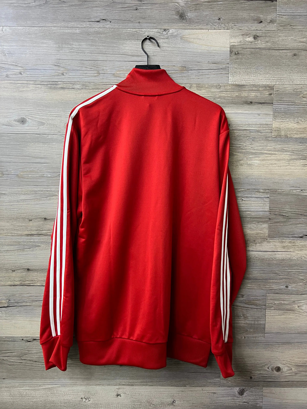 Adidas Bayern Munich Red 3-Stripes Full-Zip Track Jacket