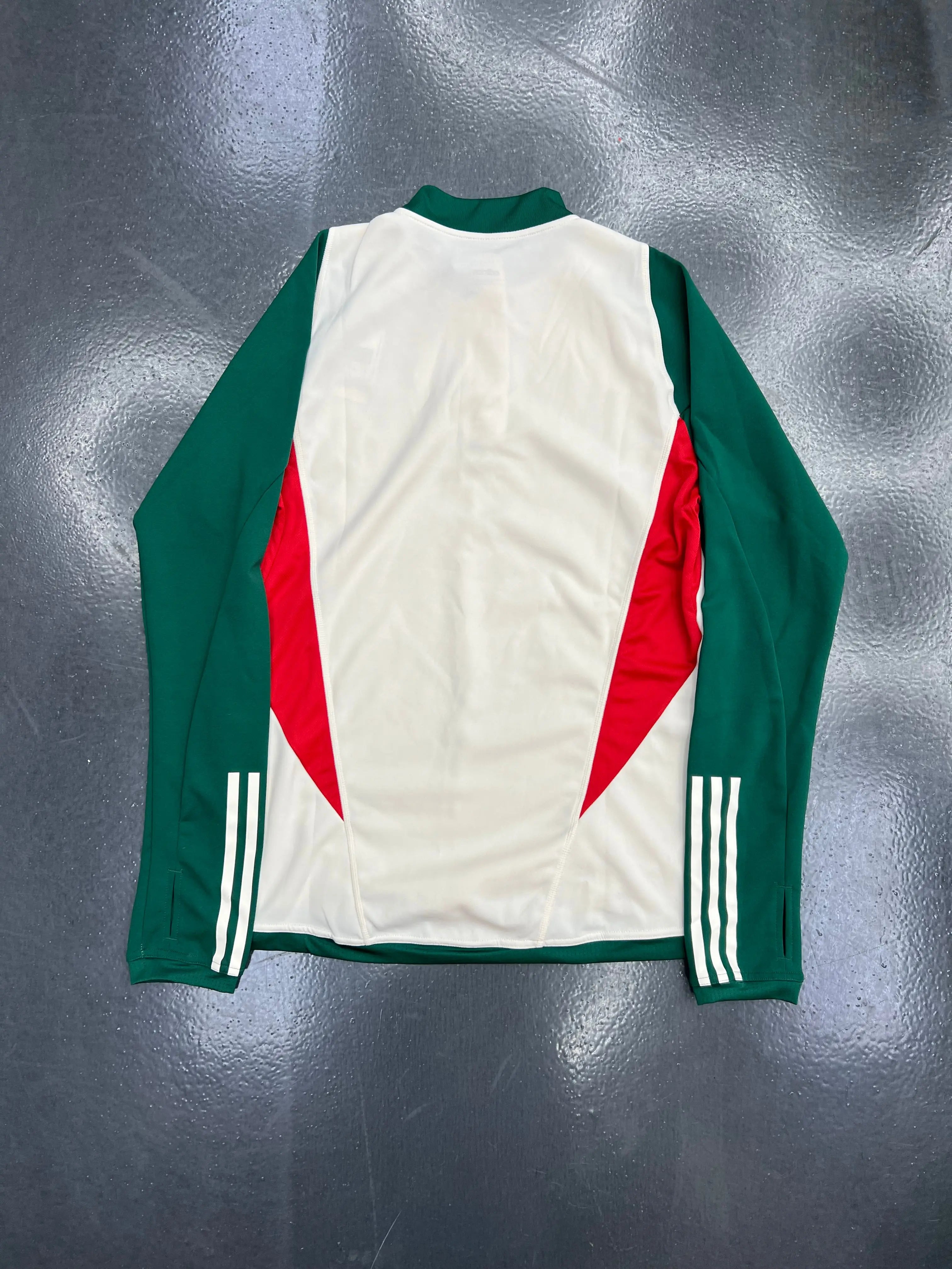 Adidas Mexico National Team Quarter-Zip Training Top (Green/Cream/Red) STA Apparel