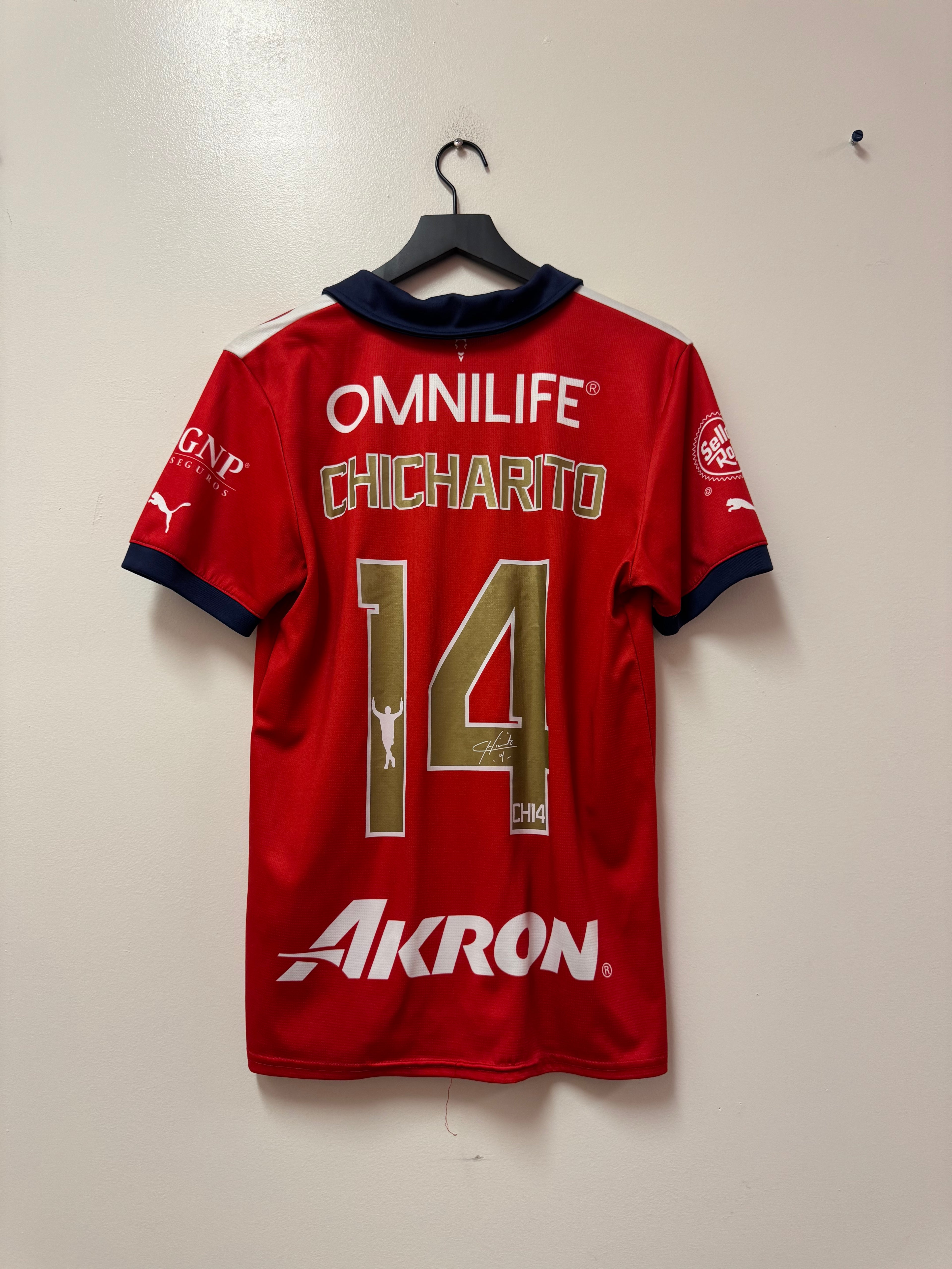 Puma Chivas 2023-24 Home Jersey- Chicharito #14
