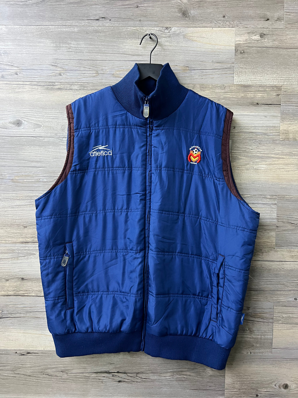 Atlética Monarcas Morelia Blue Puffer Vest