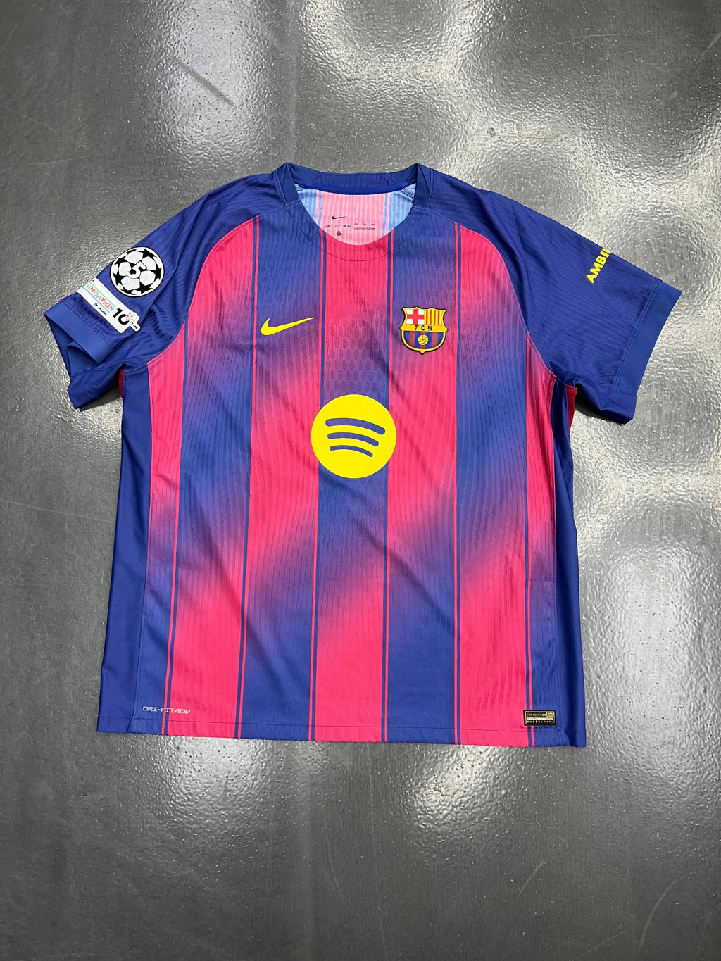 FC Barcelona 2023/24 Home Jersey – Lamine Yamal #10 (UCL Patches) STA Apparel