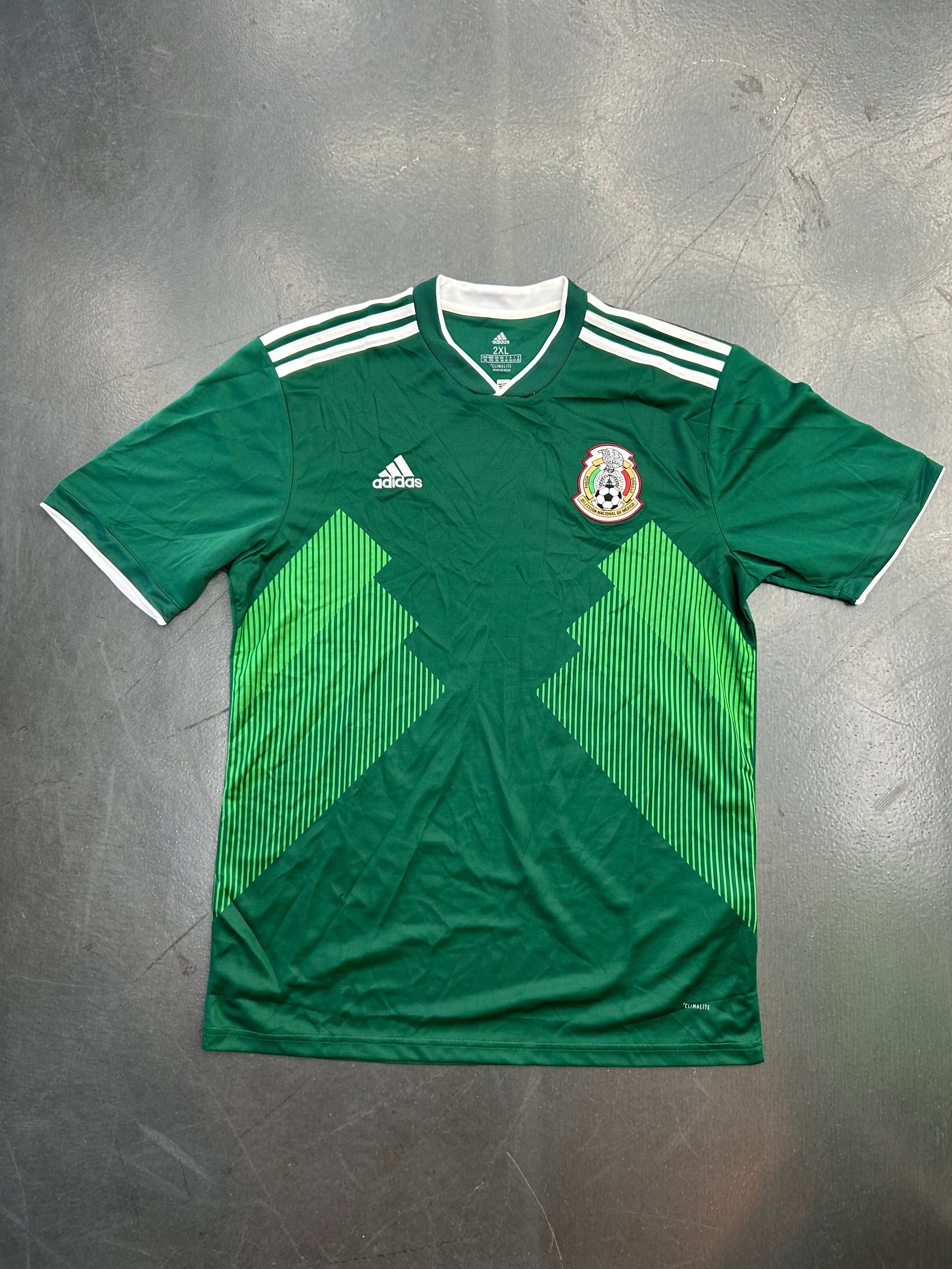Adidas Mexico Men's 2018 Home Jersey