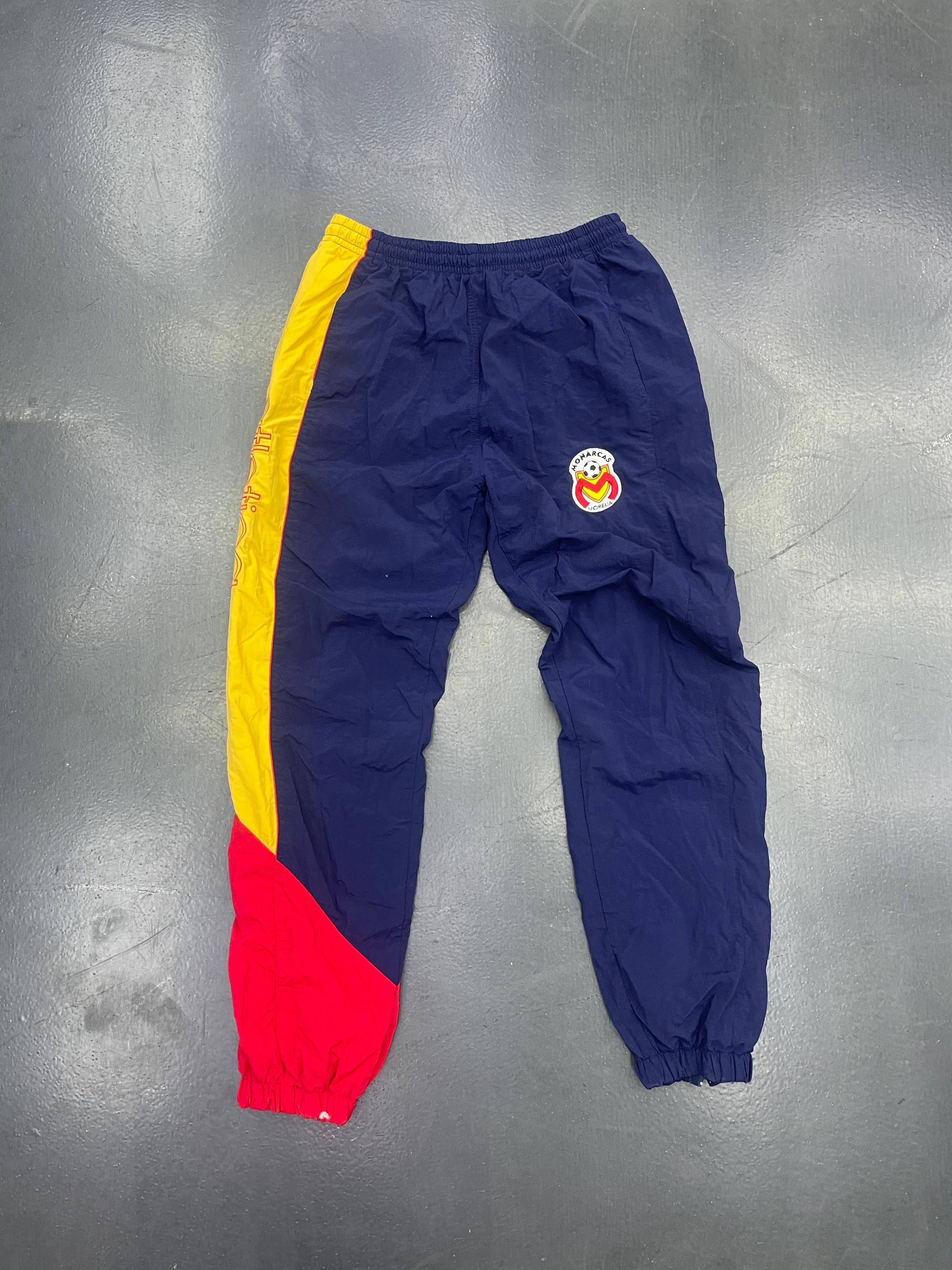 Atletica Monarcas Morelia Track Pants (Yellow/Red Trim)
