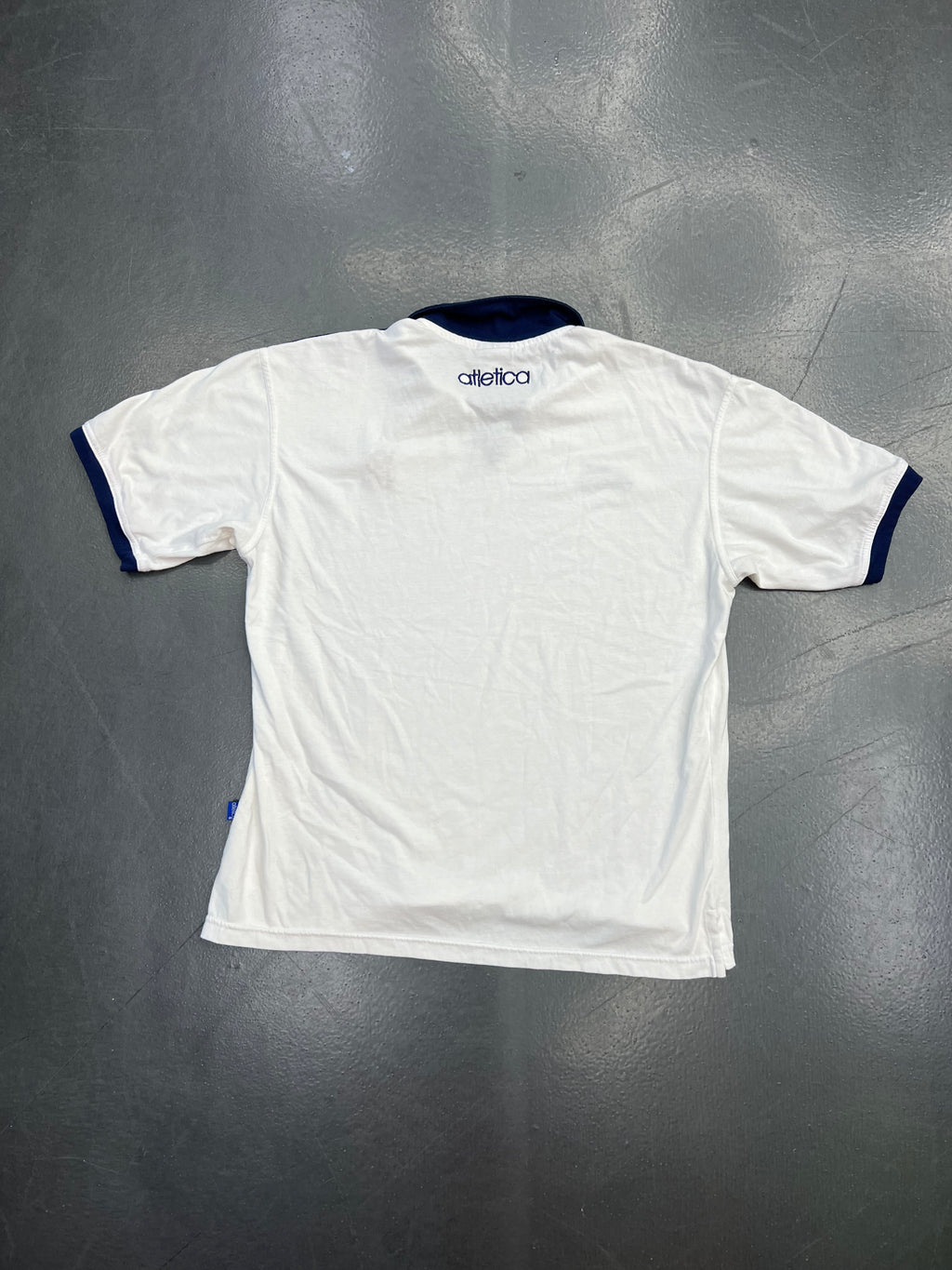 Atlética Monarcas Morelia Polo Shirt (White / Navy Trim)