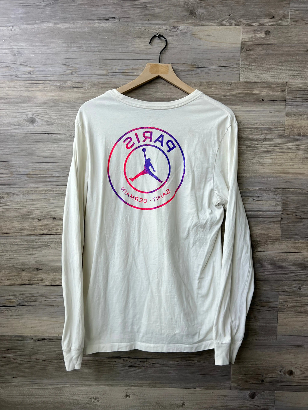 Jordan x Paris Saint-Germain 2020 Long-Sleeve Logo T-Shirt – White
