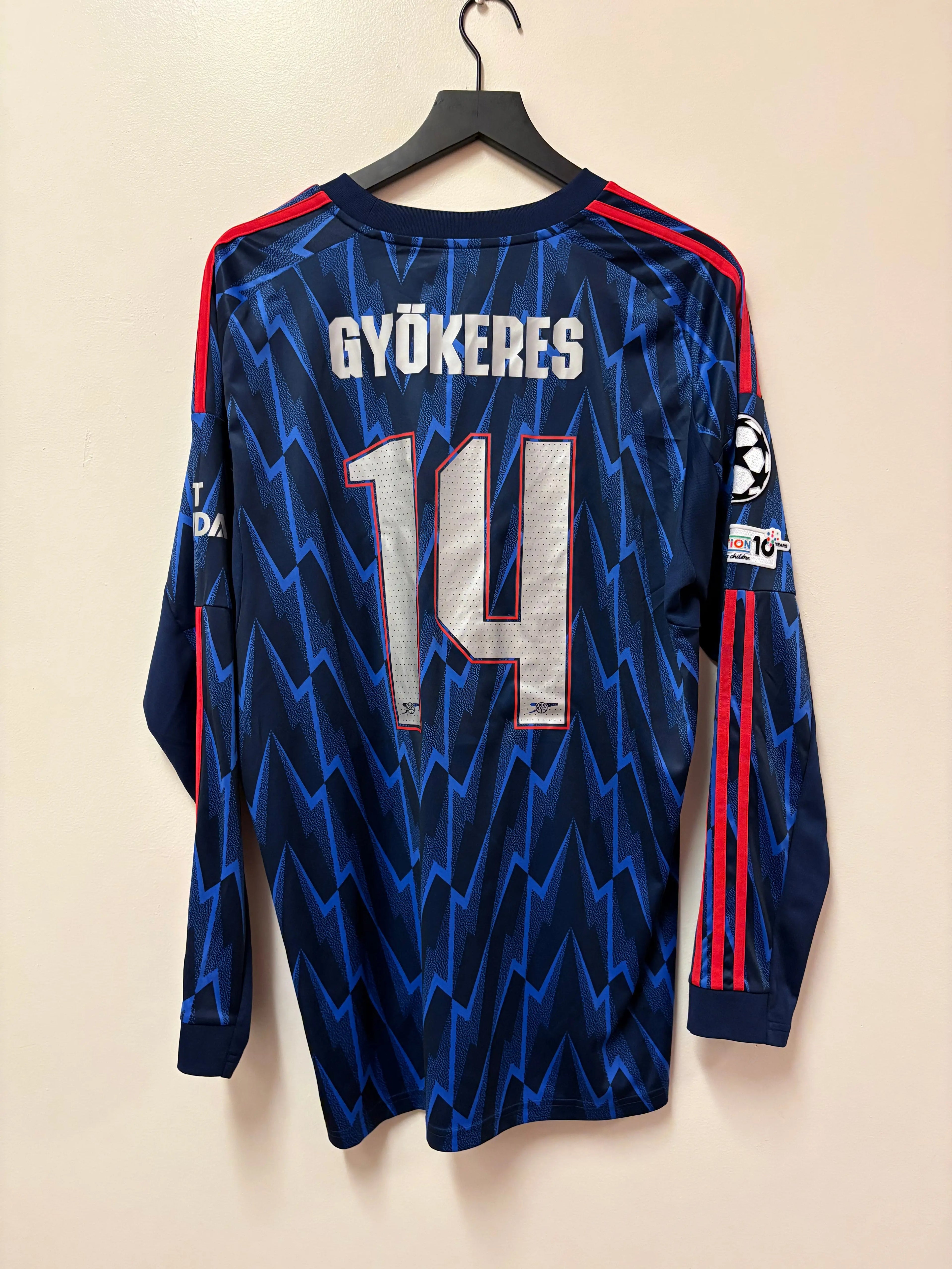 Adidas Arsenal FC 2025-26 Away Jersey- V. Gyökeres #14 STA Apparel