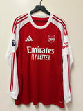 Adidas Arsenal FC 2025-26 Long Sleeve Home Jersey- Zubimendi #36 STA Apparel